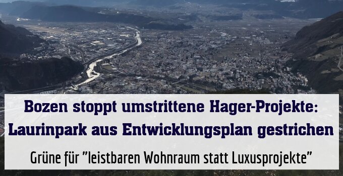 Grüne für "leistbaren Wohnraum statt Luxusprojekte"