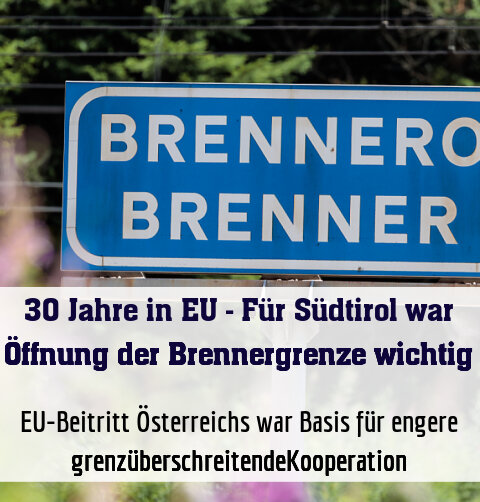 EU-Beitritt Österreichs war Basis für engere grenzüberschreitendeKooperation