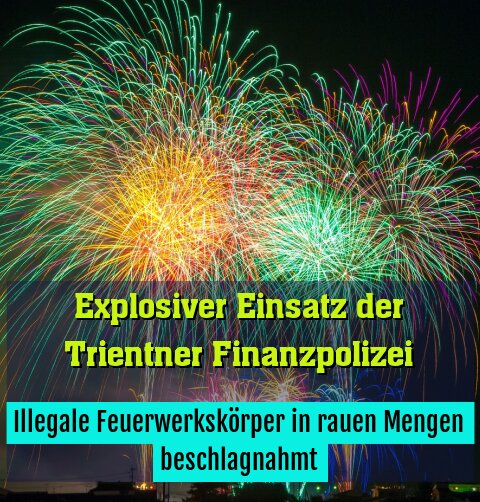 Illegale Feuerwerkskörper in rauen Mengen beschlagnahmt