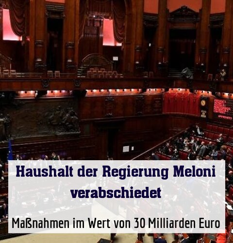 Maßnahmen im Wert von 30 Milliarden Euro