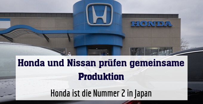 Honda ist die Nummer 2 in Japan