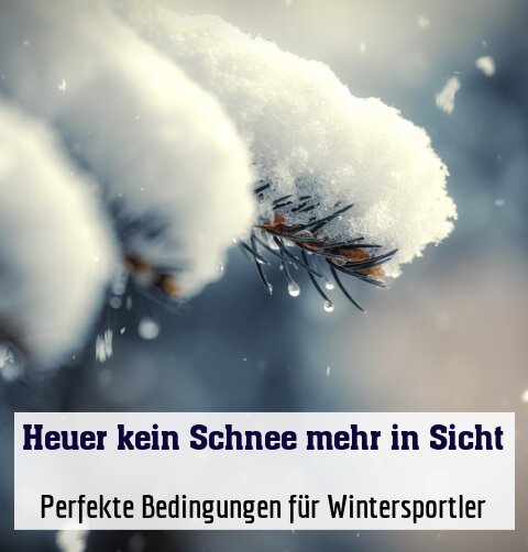 Perfekte Bedingungen für Wintersportler