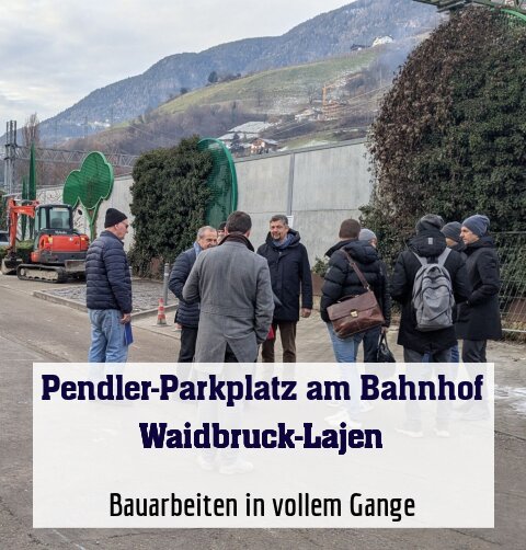 Bauarbeiten in vollem Gange