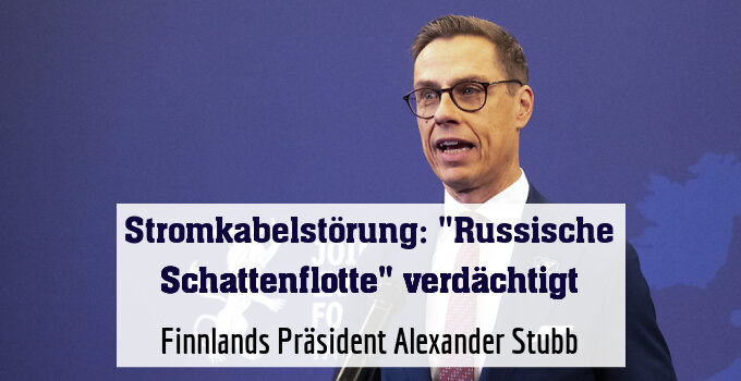 Finnlands Präsident Alexander Stubb