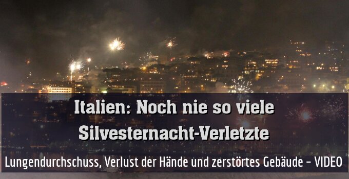 Lungendurchschuss, Verlust der Hände und zerstörtes Gebäude – VIDEO