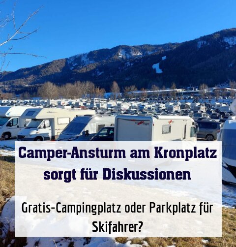 Gratis-Campingplatz oder Parkplatz für Skifahrer?