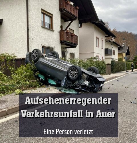 Eine Person verletzt