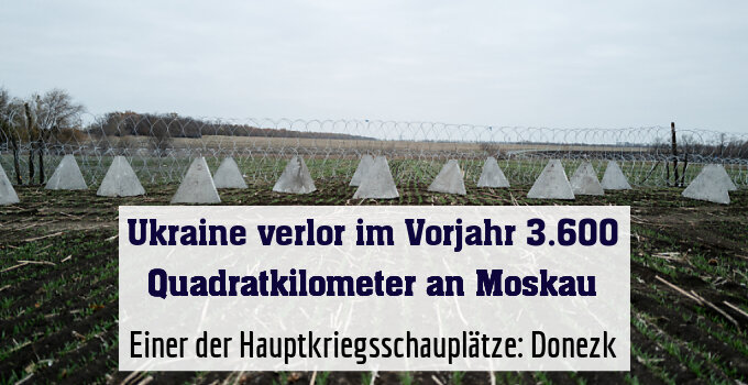 Einer der Hauptkriegsschauplätze: Donezk