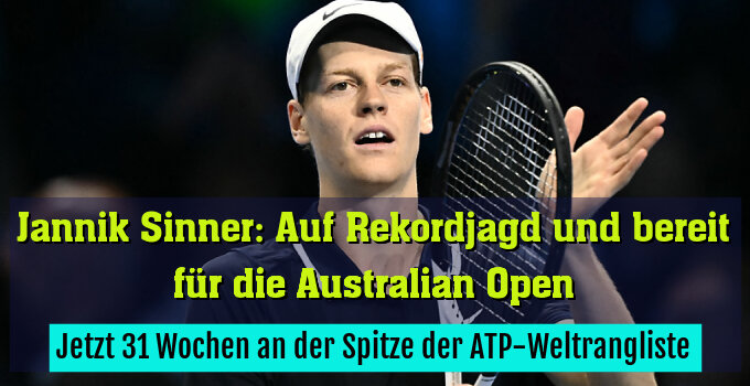 Jetzt 31 Wochen an der Spitze der ATP-Weltrangliste