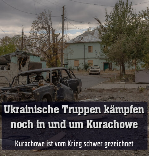 Kurachowe ist vom Krieg schwer gezeichnet