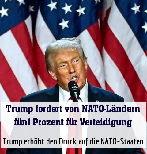 Trump erhöht den Druck auf die NATO-Staaten