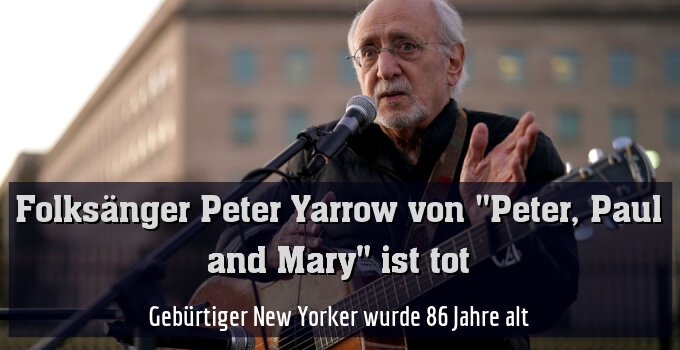 Gebürtiger New Yorker wurde 86 Jahre alt