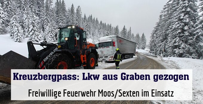 Freiwillige Feuerwehr Moos/Sexten im Einsatz