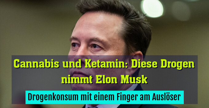 Drogenkonsum mit einem Finger am Auslöser