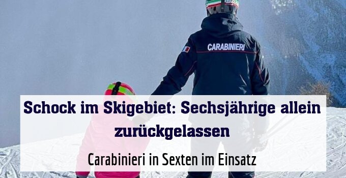 Carabinieri in Sexten im Einsatz