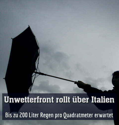 Bis zu 200 Liter Regen pro Quadratmeter erwartet