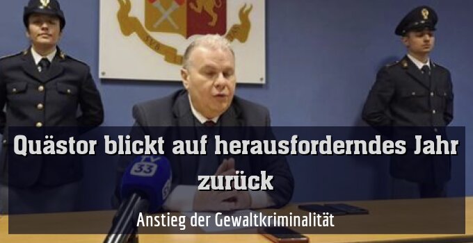 Anstieg der Gewaltkriminalität