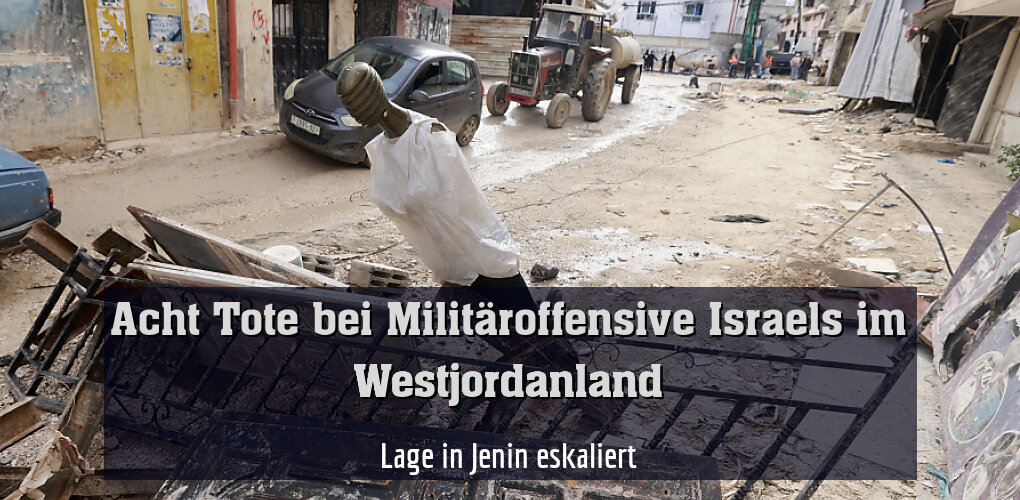 Lage in Jenin eskaliert