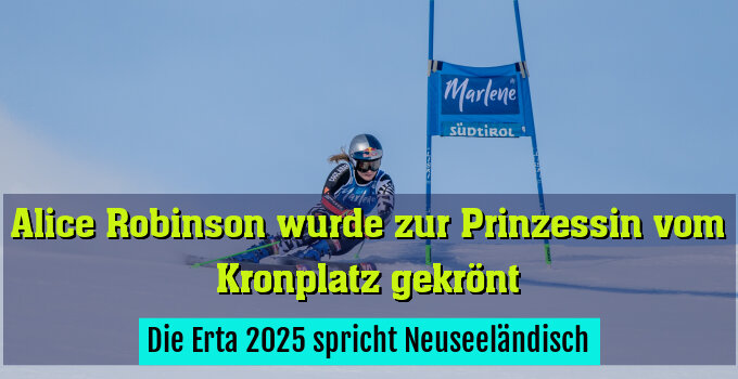 Die Erta 2025 spricht Neuseeländisch