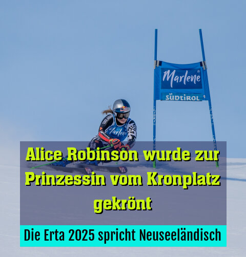 Die Erta 2025 spricht Neuseeländisch