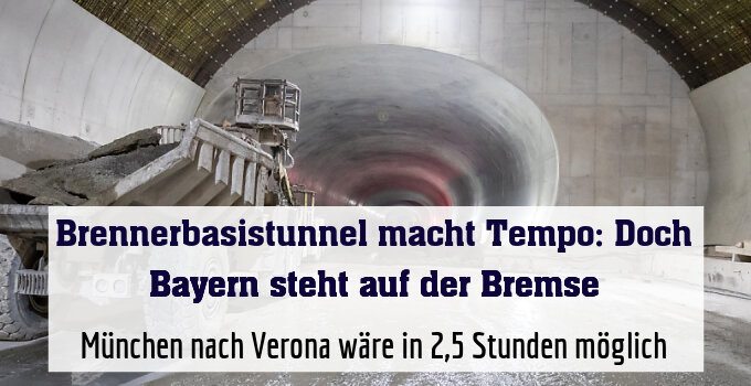 München nach Verona wäre in 2,5 Stunden möglich