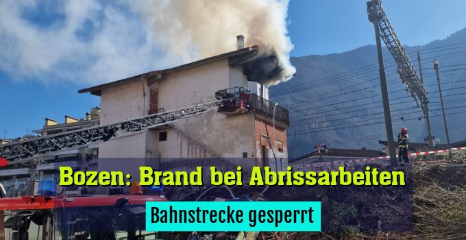 Bahnstrecke gesperrt