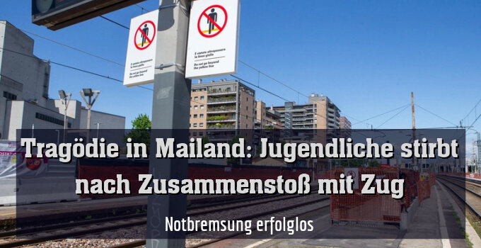 Notbremsung erfolglos