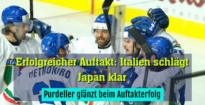 Purdeller glänzt beim Auftakterfolg