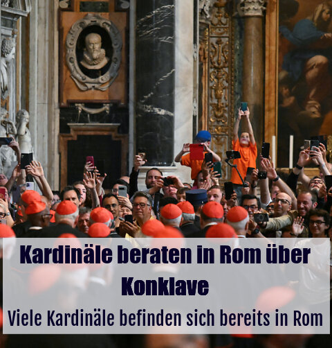 Viele Kardinäle befinden sich bereits in Rom