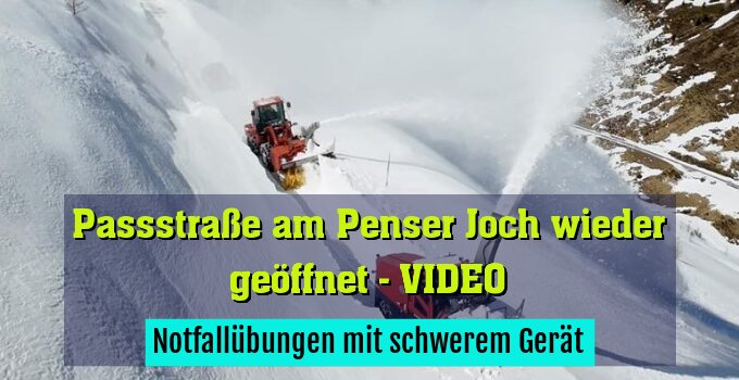 Notfallübungen mit schwerem Gerät - VIDEO