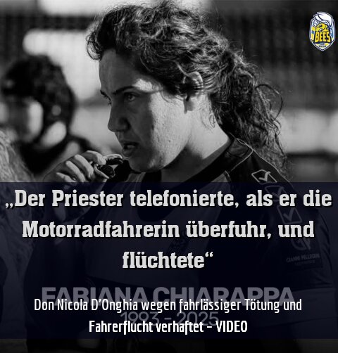 Don Nicola D'Onghia wegen fahrlässiger Tötung und Fahrerflucht verhaftet – VIDEO