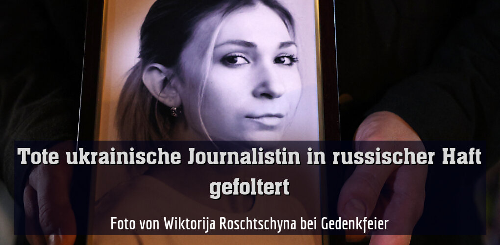 Foto von Wiktorija Roschtschyna bei Gedenkfeier