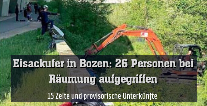 15 Zelte und provisorische Unterkünfte 