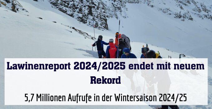 5,7 Millionen Aufrufe in der Wintersaison 2024/25
