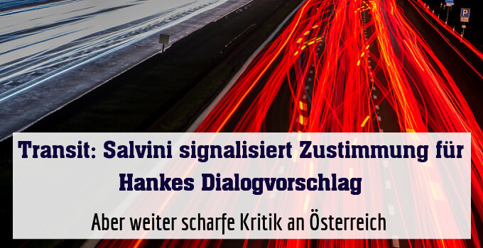 Aber weiter scharfe Kritik an Österreich 