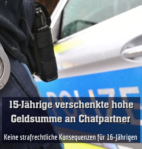 Keine strafrechtliche Konsequenzen für 16-Jährigen