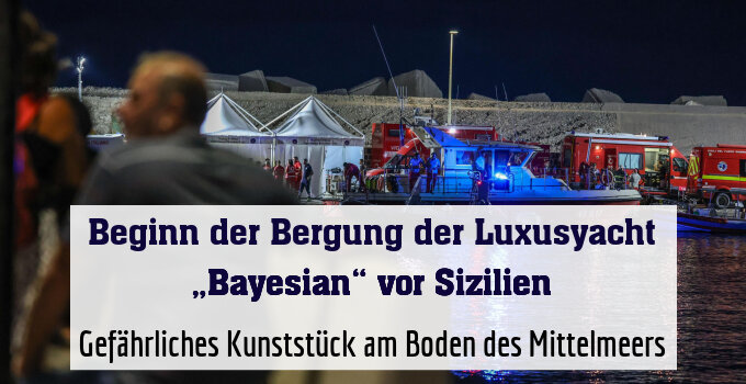 Gefährliches Kunststück am Boden des Mittelmeers