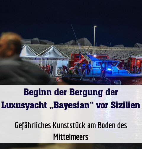 Gefährliches Kunststück am Boden des Mittelmeers