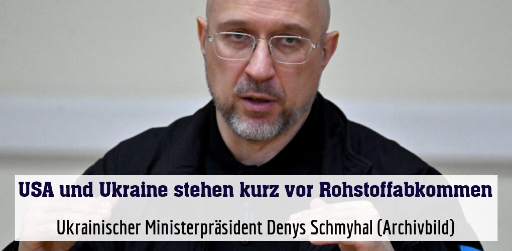 Ukrainischer Ministerpräsident Denys Schmyhal (Archivbild)
