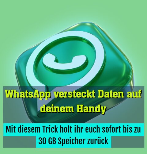 Mit diesem Trick holt ihr euch sofort bis zu 30 GB Speicher zurück