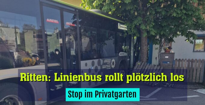 Stop im Privatgarten