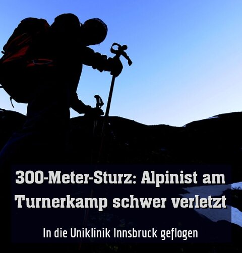 In die Uniklinik Innsbruck geflogen