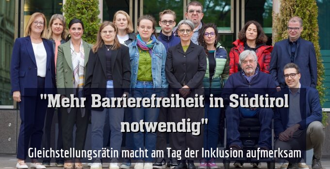 Gleichstellungsrätin macht am Tag der Inklusion aufmerksam