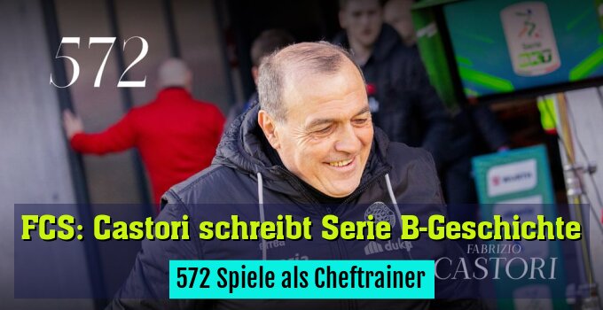 572 Spiele als Cheftrainer