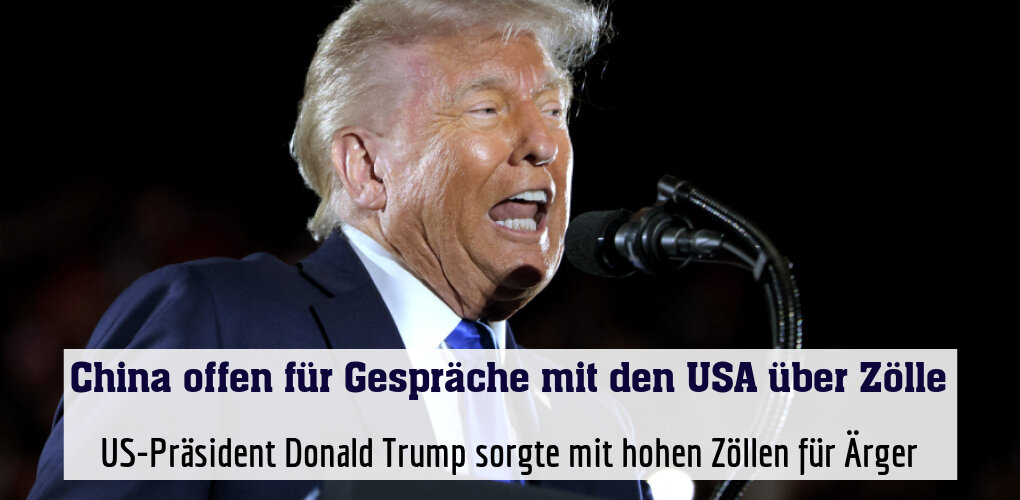 US-Präsident Donald Trump sorgte mit hohen Zöllen für Ärger