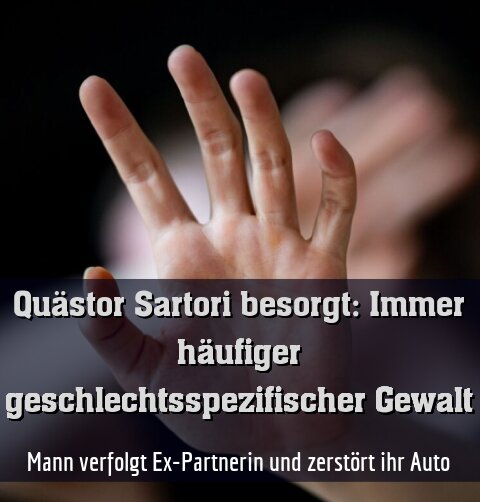 Mann verfolgt Ex-Partnerin und zerstört ihr Auto