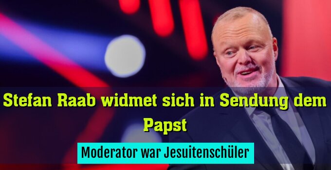 Moderator war Jesuitenschüler