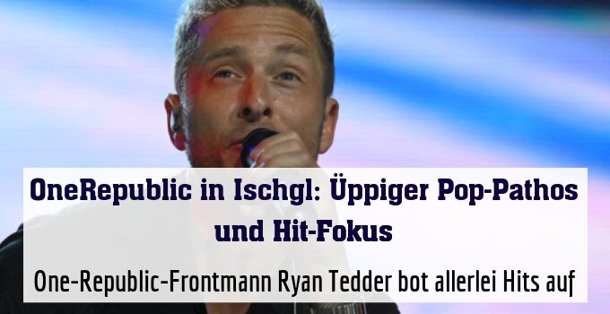 One-Republic-Frontmann Ryan Tedder bot allerlei Hits auf (Archivbild)