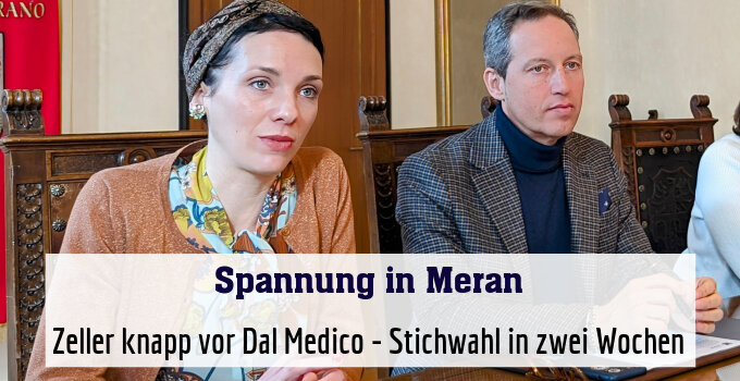 Zeller knapp vor Dal Medico - Stichwahl in zwei Wochen