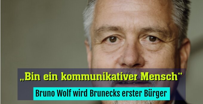 Bruno Wolf wird Brunecks erster Bürger